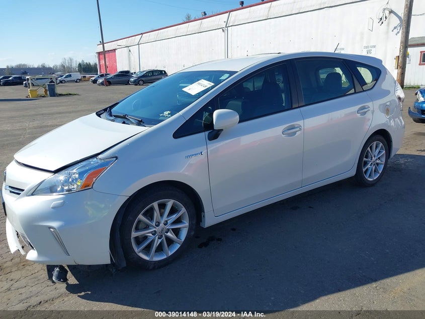 2014 Toyota Prius V Five VIN: JTDZN3EU0EJ006324 Lot: 39014148