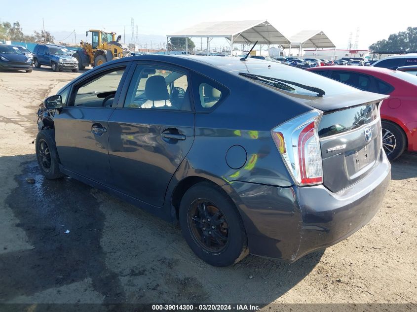 2014 Toyota Prius Two VIN: JTDKN3DU5E0358016 Lot: 39014300