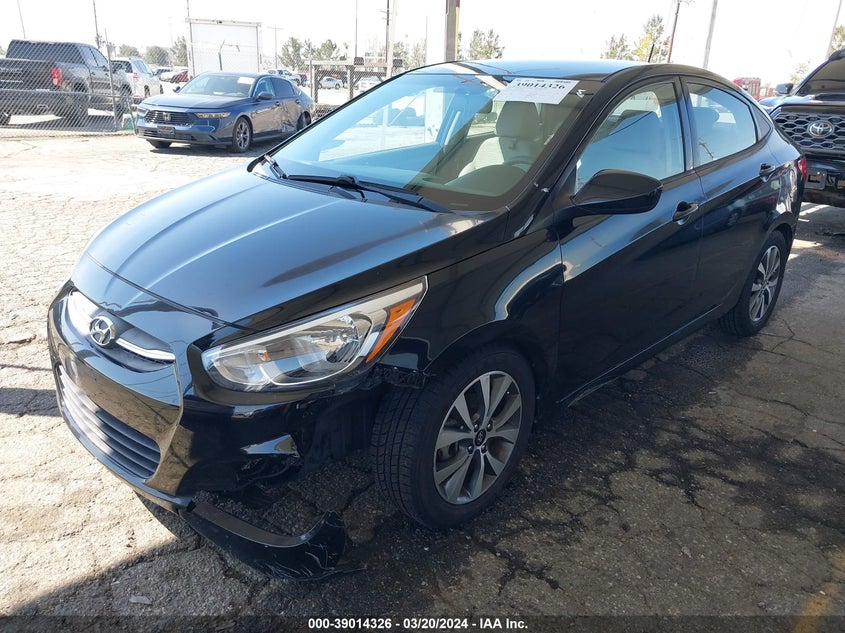 VIN KMHCT4AE6HU377311 2017 HYUNDAI ACCENT SE