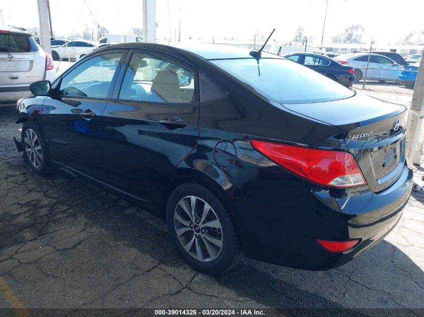 VIN KMHCT4AE6HU377311 2017 HYUNDAI ACCENT SE