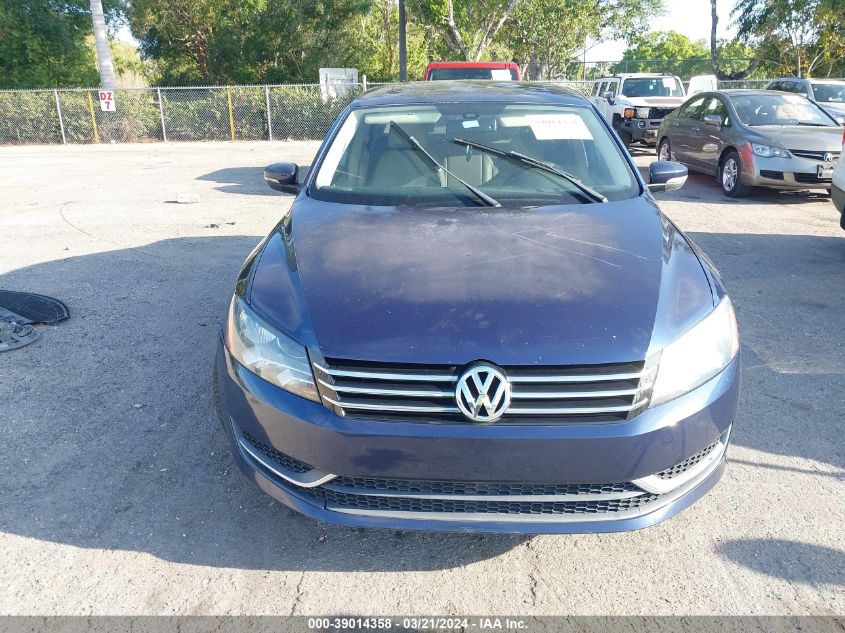 1VWBH7A38DC077512 | 2013 VOLKSWAGEN PASSAT