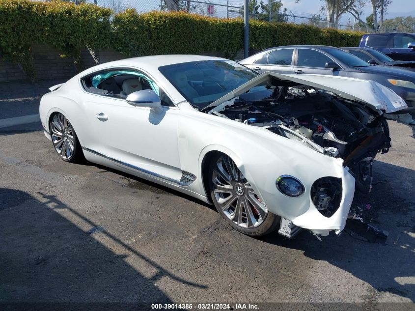 2022 Bentley Continental Gt Mulliner/V8 VIN: SCBCG2ZG5NC093224 Lot: 39014385