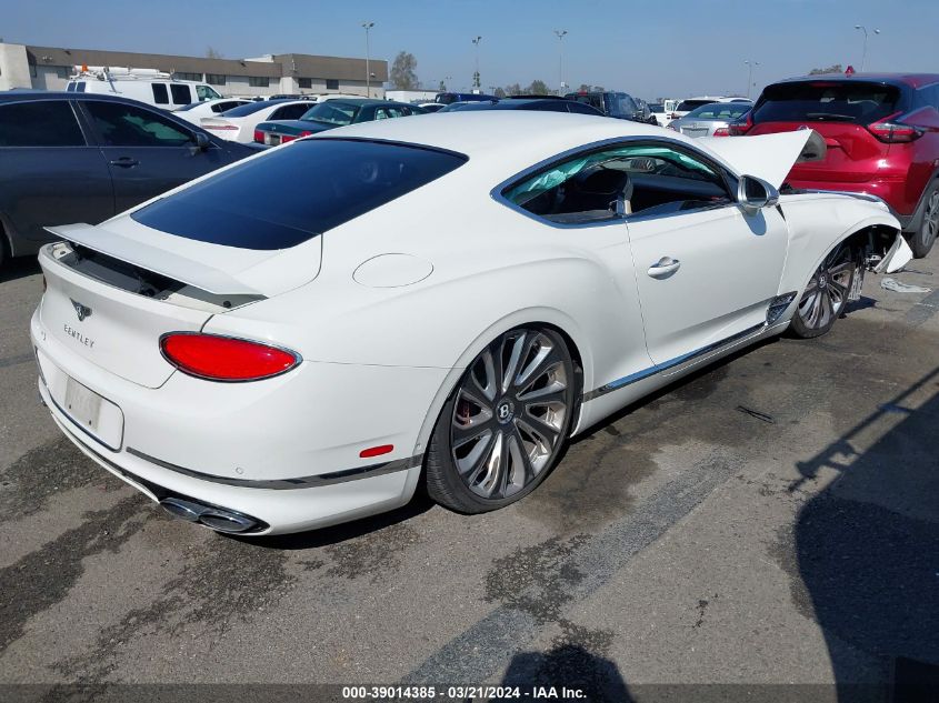 2022 Bentley Continental Gt Mulliner/V8 VIN: SCBCG2ZG5NC093224 Lot: 39014385