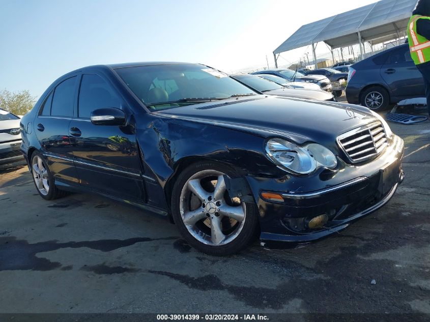 2005 Mercedes-Benz C 230 Kompressor Sport VIN: WDBRF40J75F726995 Lot: 39014399