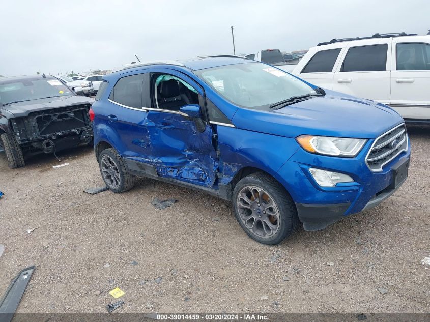 2021 Ford Ecosport Titanium VIN: MAJ6S3KL1MC401435 Lot: 39014459