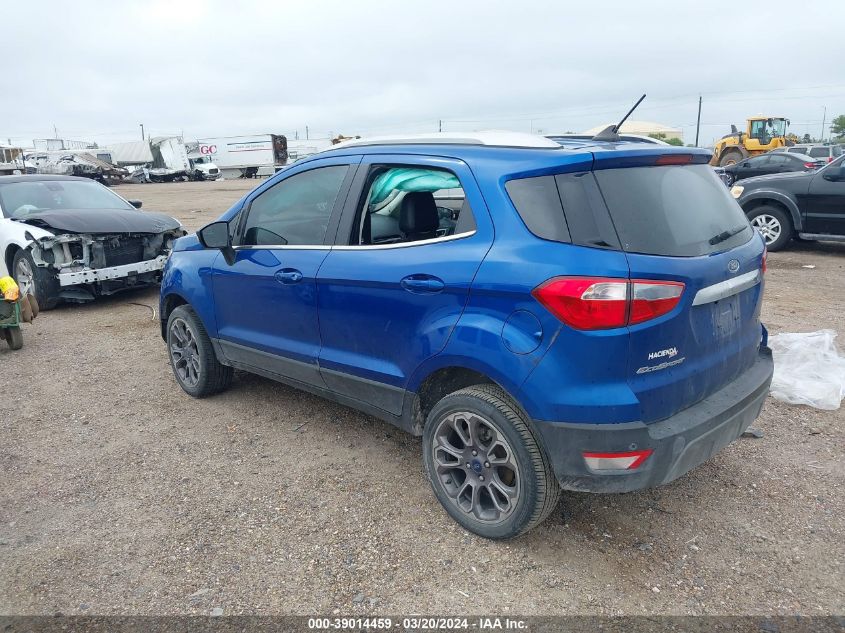 2021 Ford Ecosport Titanium VIN: MAJ6S3KL1MC401435 Lot: 39014459