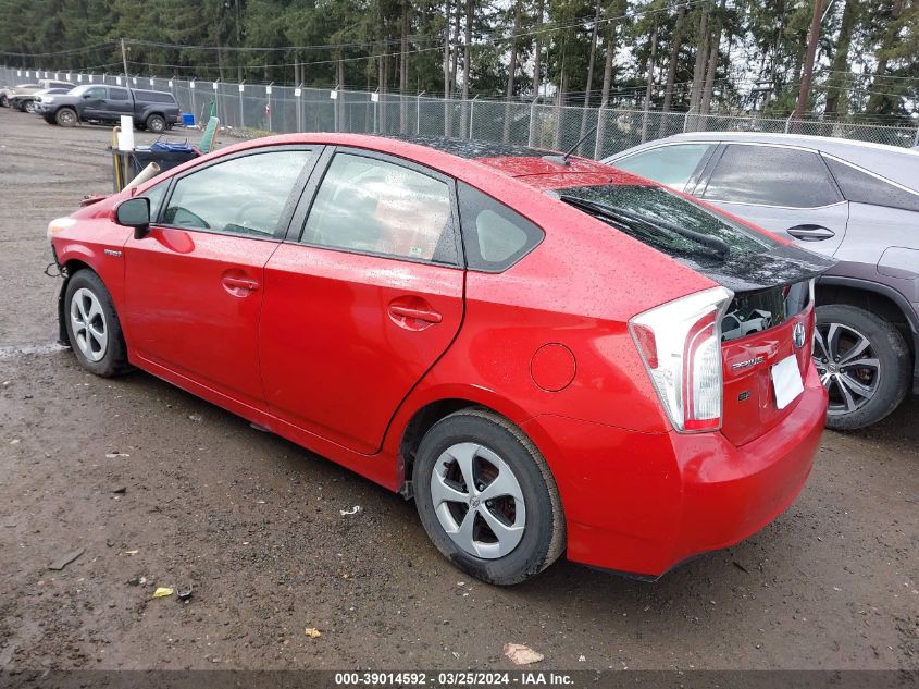 JTDKN3DU2E1794915 2014 Toyota Prius Three