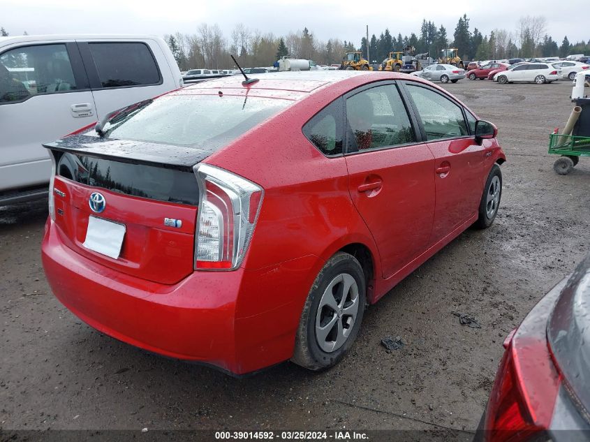 2014 Toyota Prius Three VIN: JTDKN3DU2E1794915 Lot: 39014592