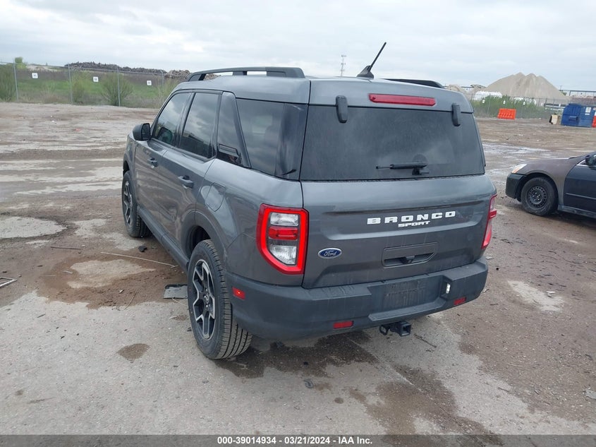 2021 Ford Bronco Sport Big Bend VIN: 3FMCR9B69MRA29071 Lot: 39014934
