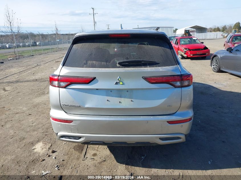 2022 Mitsubishi Outlander Black Edition 2Wd/Se 2.5 2Wd/Se Launch Edition 2Wd VIN: JA4J3UA81NZ009472 Lot: 39014969