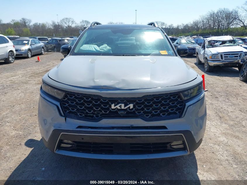 2022 Kia Sorento X-Line Sx Prestige VIN: 5XYRKDLF2NG160357 Lot: 39015049