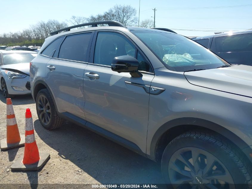 2022 Kia Sorento X-Line Sx Prestige VIN: 5XYRKDLF2NG160357 Lot: 39015049