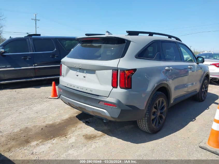 2022 Kia Sorento X-Line Sx Prestige VIN: 5XYRKDLF2NG160357 Lot: 39015049