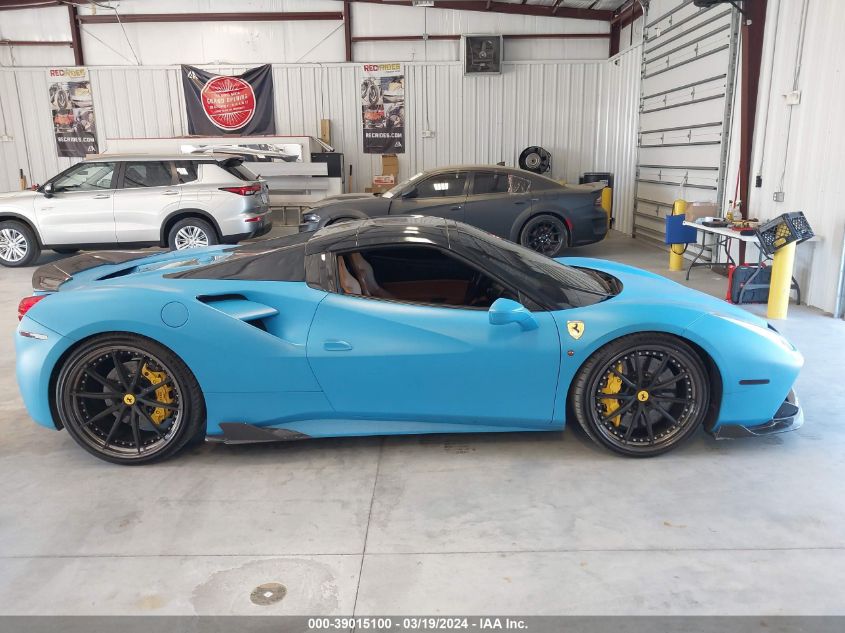 2016 Ferrari 488 Spider VIN: ZFF80AMA9G0219207 Lot: 39015100