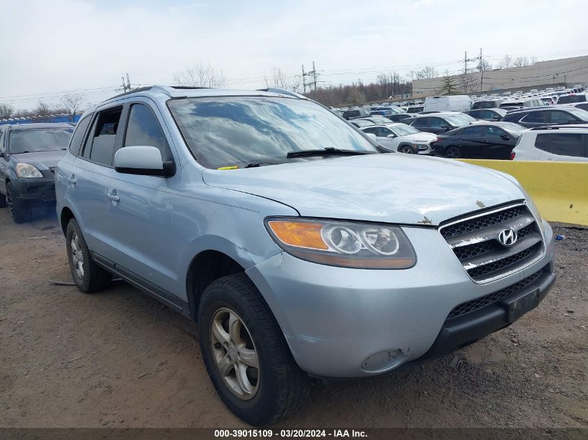 2007 Hyundai Santa Fe Gls VIN: 5NMSG13D57H090247 Lot: 39015109