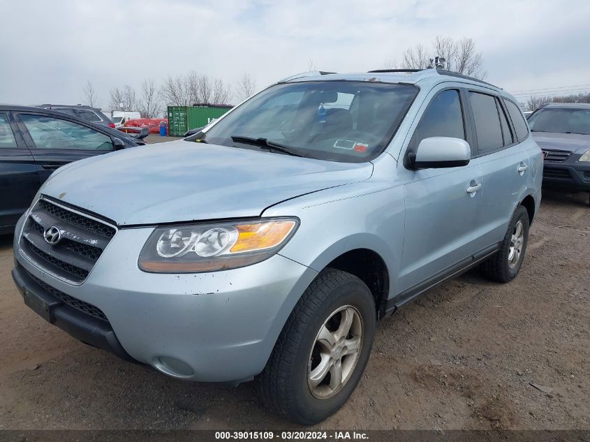 2007 Hyundai Santa Fe Gls VIN: 5NMSG13D57H090247 Lot: 39015109