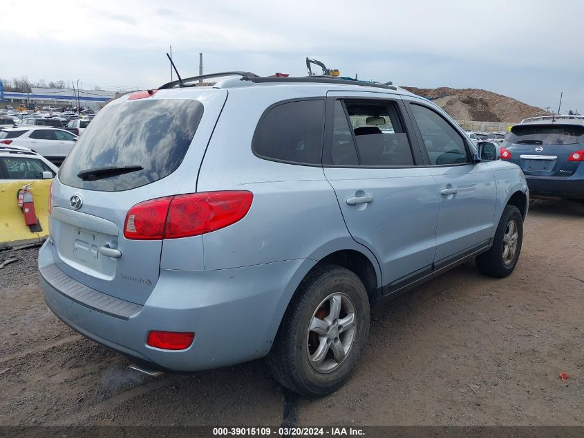 2007 Hyundai Santa Fe Gls VIN: 5NMSG13D57H090247 Lot: 39015109