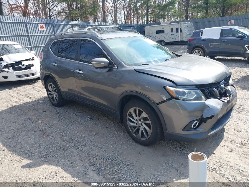 2014 Nissan Rogue Sl VIN: 5N1AT2MV2EC818151 Lot: 39015129