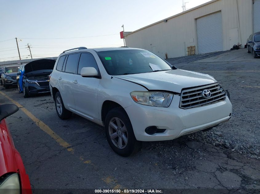 2010 Toyota Highlander Base V6 VIN: JTEZK3EH4A2096184 Lot: 39015150