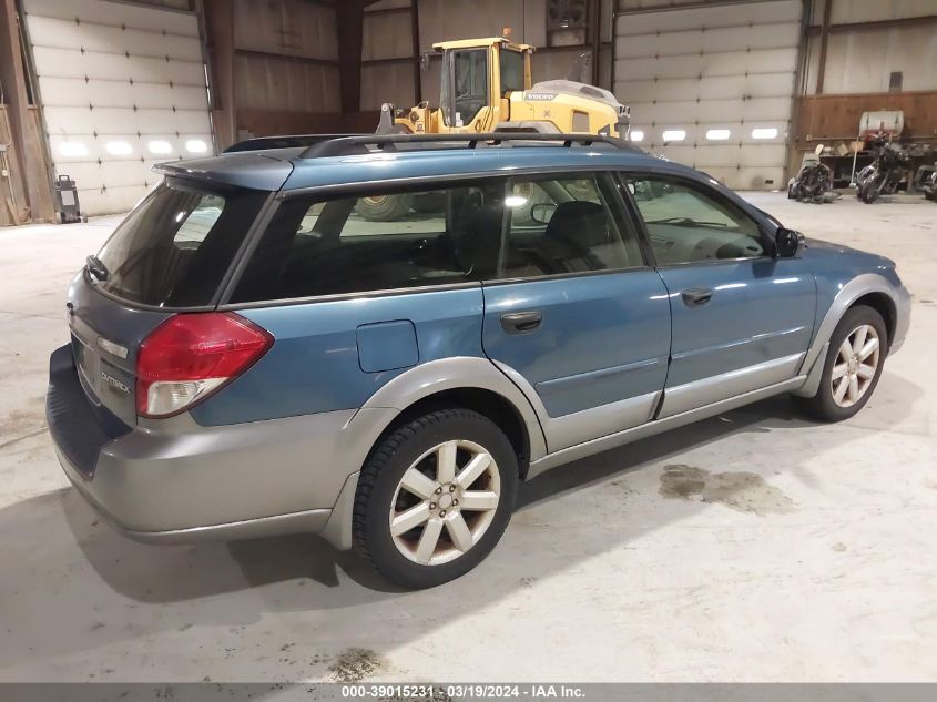 4S4BP61C997324905 | 2009 SUBARU OUTBACK