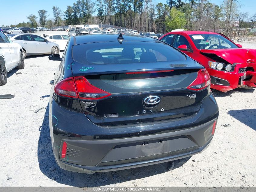 KMHC65LC5KU139630 2019 Hyundai Ioniq Hybrid Blue