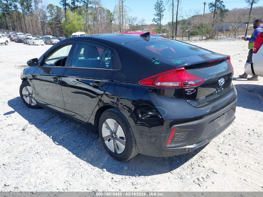 2019 Hyundai Ioniq Hybrid Blue VIN: KMHC65LC5KU139630 Lot: 39015458