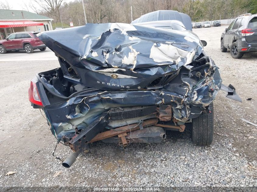 2008 Chrysler Sebring Limited VIN: 1C3LC65M18N635296 Lot: 39015548