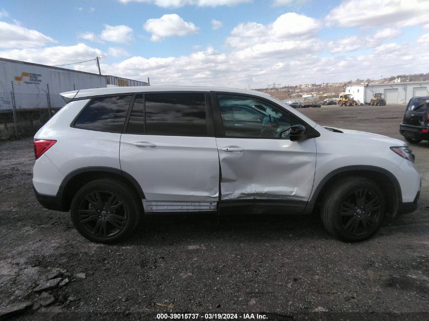 2019 Honda Passport Sport VIN: 5FNYF8H27KB023866 Lot: 39015737