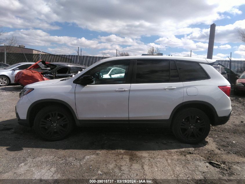 2019 Honda Passport Sport VIN: 5FNYF8H27KB023866 Lot: 39015737