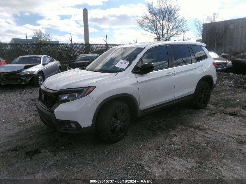 2019 Honda Passport Sport VIN: 5FNYF8H27KB023866 Lot: 39015737