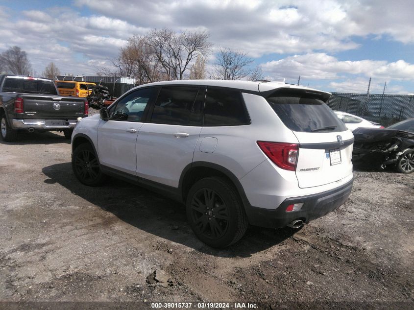 2019 Honda Passport Sport VIN: 5FNYF8H27KB023866 Lot: 39015737