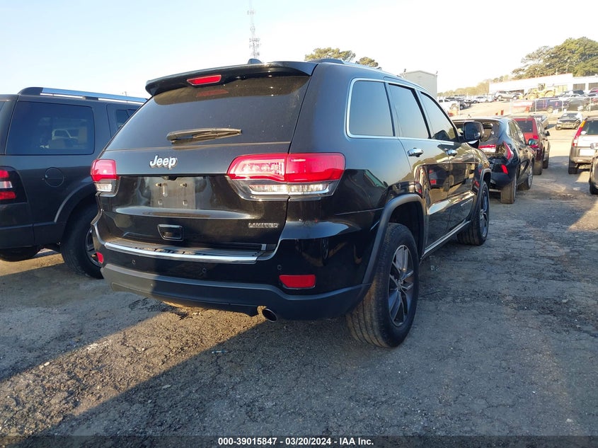 VIN 1C4RJEBGXHC765609 2017 JEEP GRAND CHEROKEE LIMITED