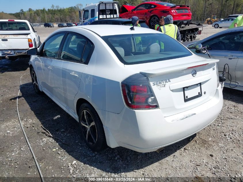 2011 Nissan Sentra 2.0Sr VIN: 3N1AB6AP7BL609382 Lot: 39015849