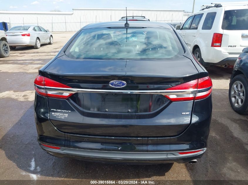 2017 Ford Fusion Se VIN: 3FA6P0H73HR108430 Lot: 39015864