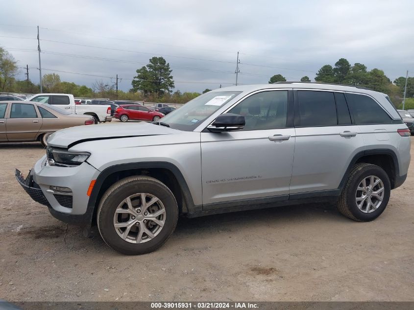 2022 Jeep Grand Cherokee Limited 4X2 VIN: 1C4RJGBGXN8596542 Lot: 39015931