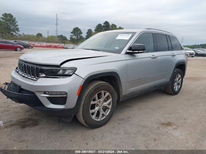 2022 Jeep Grand Cherokee Limited 4X2 VIN: 1C4RJGBGXN8596542 Lot: 39015931