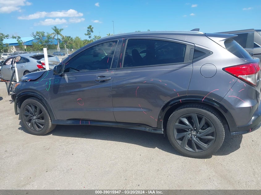 VIN 3CZRU5H14MM705970 2021 HONDA HR-V 2WD SPORT
