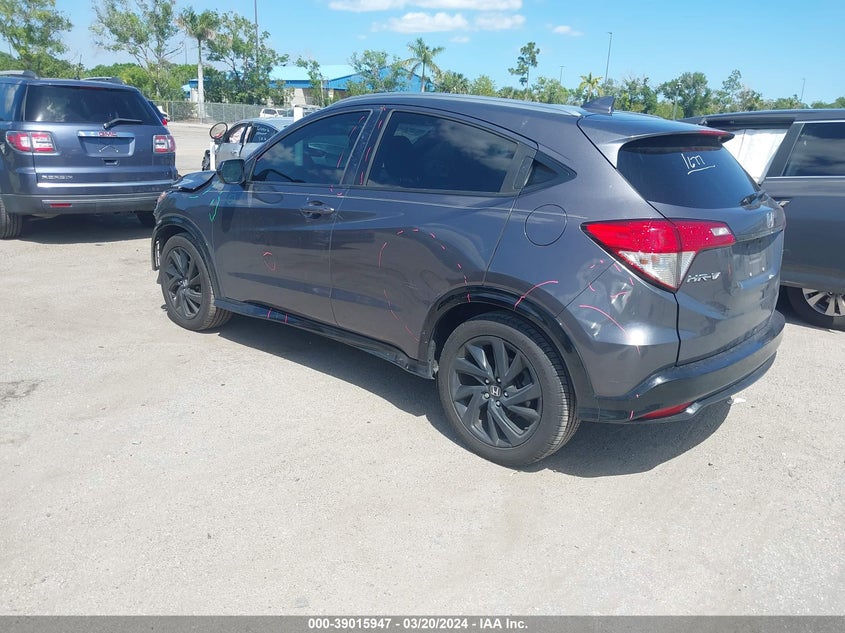 VIN 3CZRU5H14MM705970 2021 HONDA HR-V 2WD SPORT