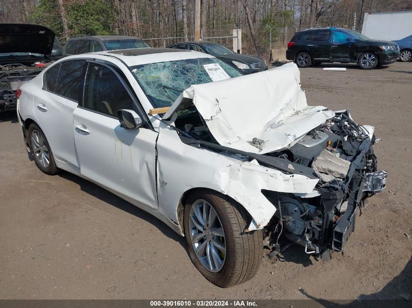 2014 Infiniti Q50 Premium VIN: JN1BV7AR3EM688823 Lot: 39016010