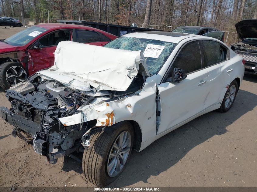 2014 Infiniti Q50 Premium VIN: JN1BV7AR3EM688823 Lot: 39016010