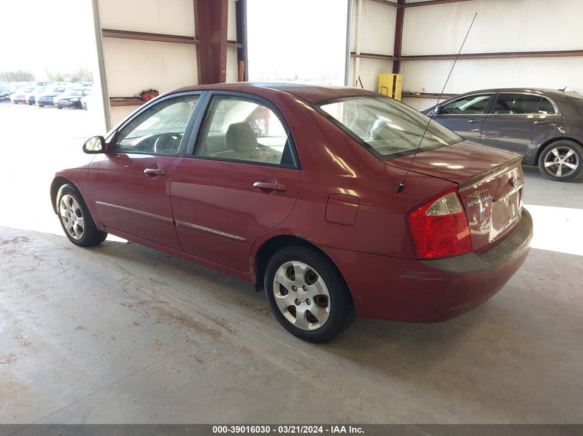 2004 Kia Spectra Ex/Lx VIN: KNAFE121845019215 Lot: 39016030