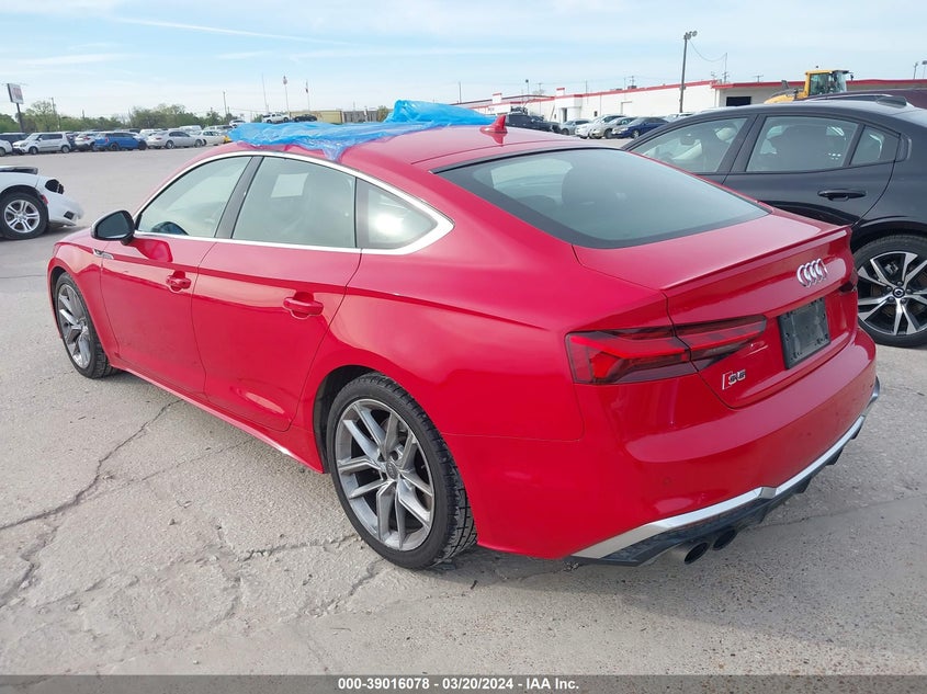 2020 AUDI S5 SPORTBACK PREMIUM PLUS TFSI QUATTRO TIPTRONIC - WAUC4CF54LA004697