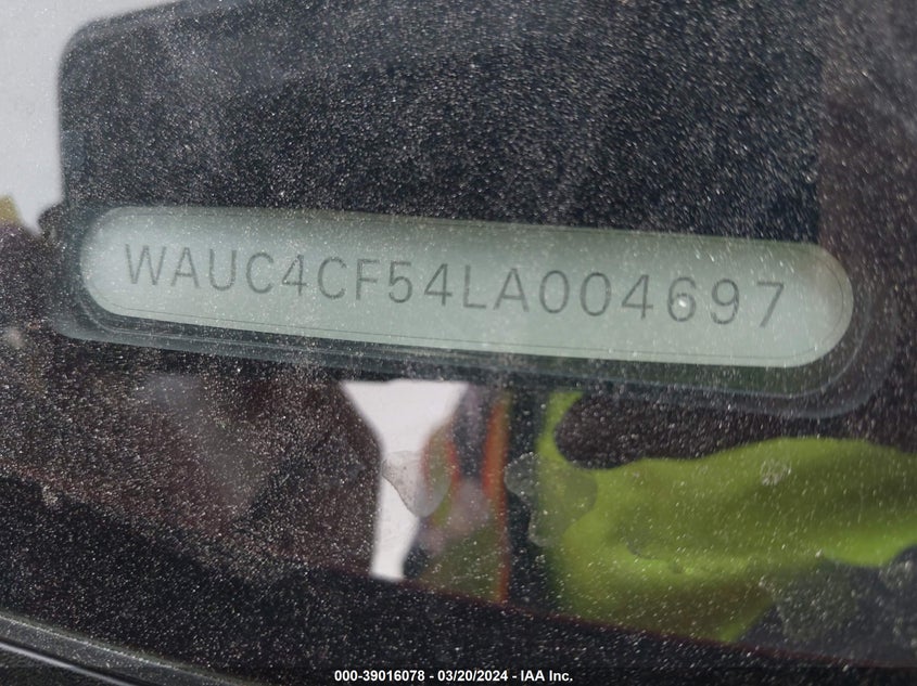 2020 AUDI S5 SPORTBACK PREMIUM PLUS TFSI QUATTRO TIPTRONIC - WAUC4CF54LA004697