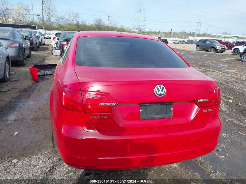 2013 Volkswagen Jetta 2.5L Se VIN: 3VWDX7AJ5DM289776 Lot: 39016131