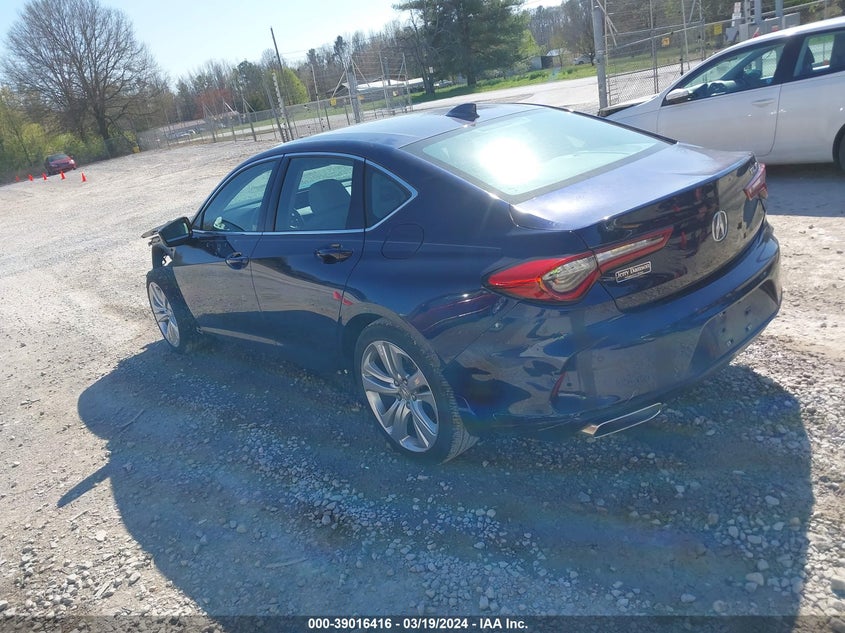 2021 Acura Tlx Technology Package VIN: 19UUB5F49MA004908 Lot: 39016416