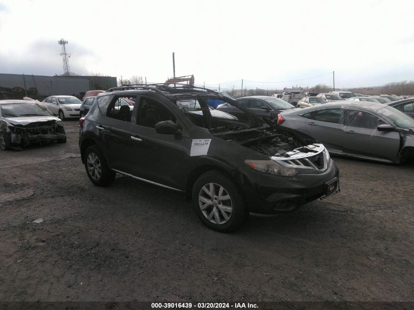 2014 Nissan Murano Sl VIN: JN8AZ1MW9EW512699 Lot: 39016439