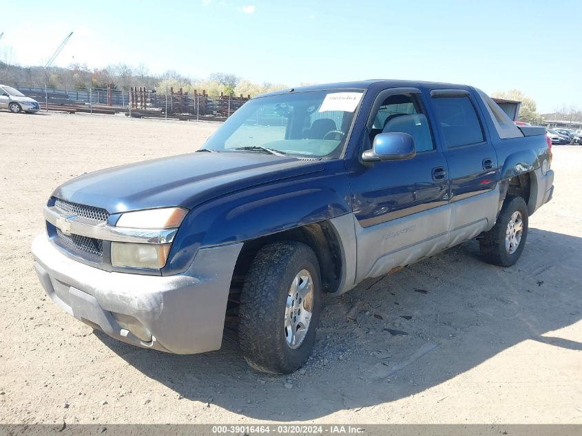 3GNEK13T62G111749 | 2002 CHEVROLET AVALANCHE 1500