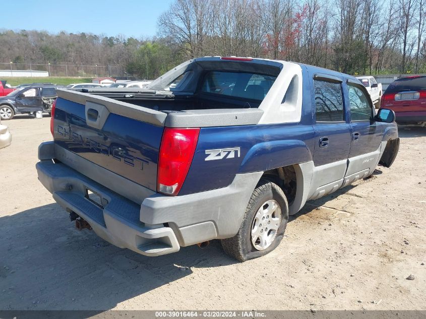 3GNEK13T62G111749 | 2002 CHEVROLET AVALANCHE 1500