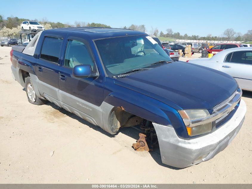 3GNEK13T62G111749 | 2002 CHEVROLET AVALANCHE 1500