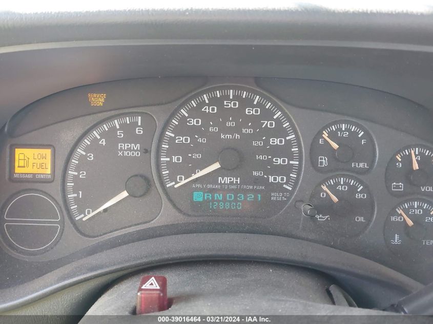 3GNEK13T62G111749 | 2002 CHEVROLET AVALANCHE 1500